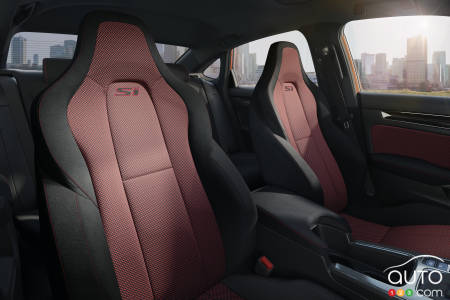 Honda Civic Si 2022, sièges